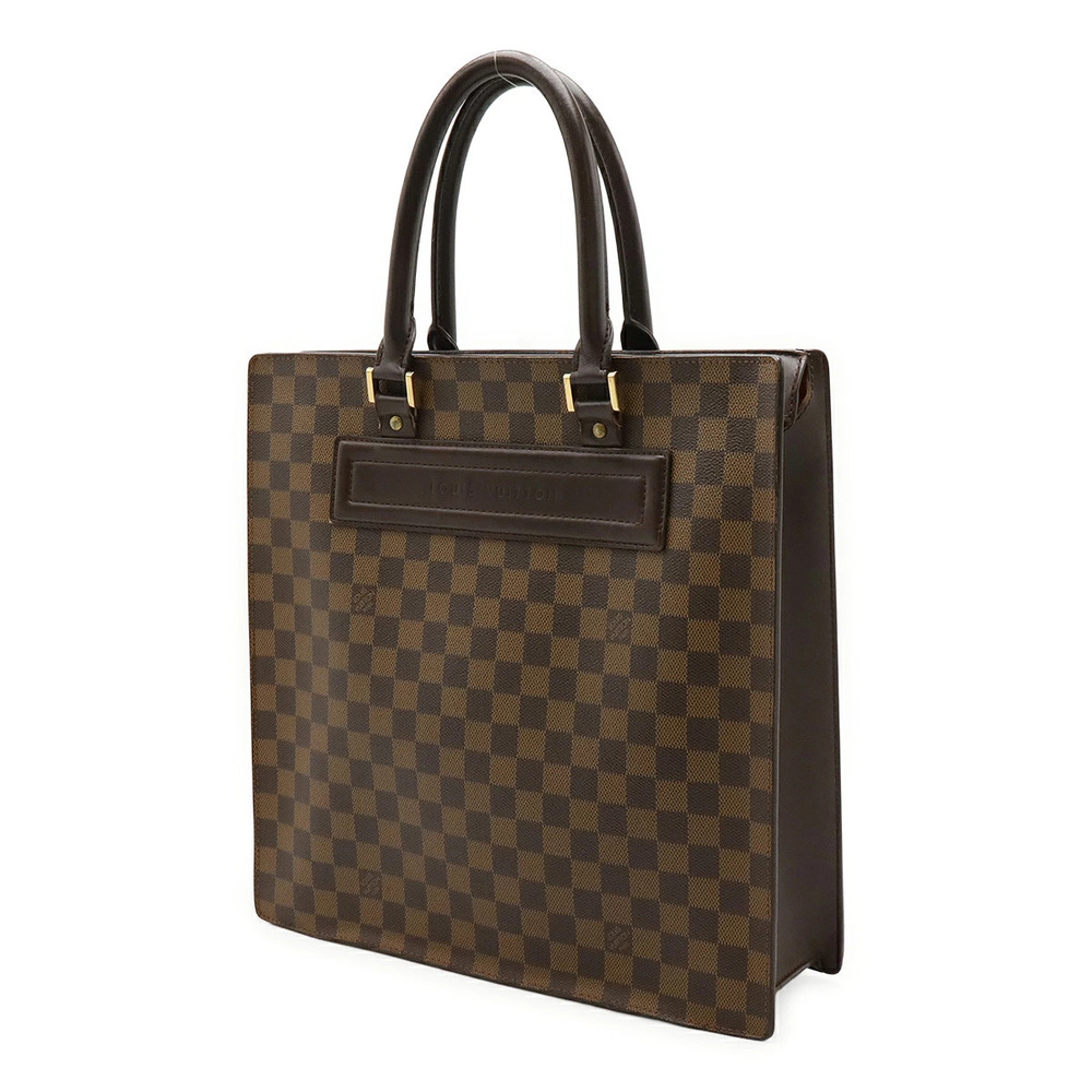 Louis Vuitton Damier Tote Bag Venice Handbag Brown